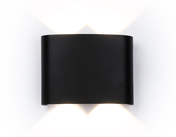 Светильник светодиодный уличный настенный архитектурный ST4452/4 BK черный IP65 LED 4200K 4W 106*80*37 Ambrella Light