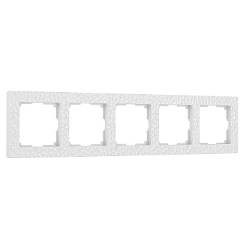 Hammer Рамка на 5 постов (белый) Werkel