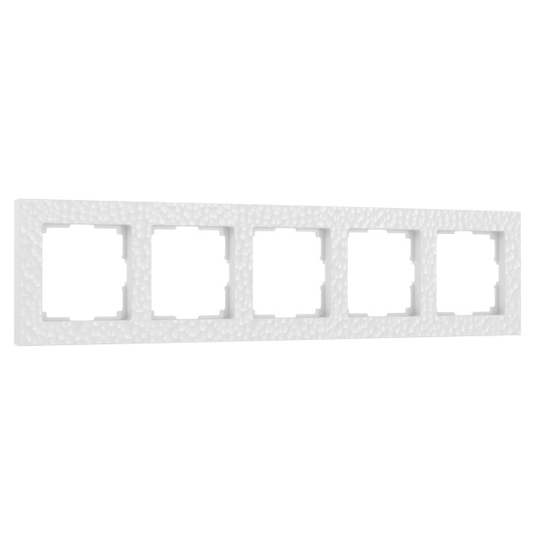 Hammer Рамка на 5 постов (белый) Werkel