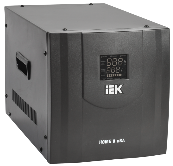 Стабилизатор напряжения переносной HOME 8кВА (СНР1-0-8) IEK