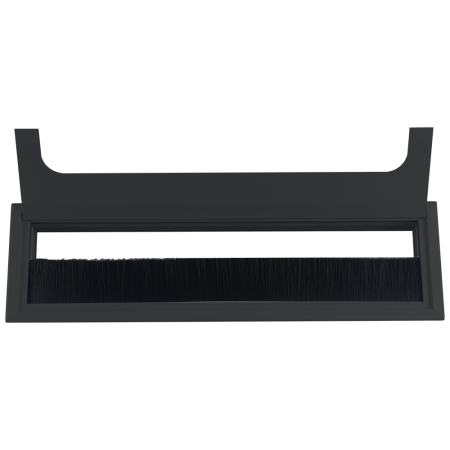 Donel Кабельный громмет (лючок) в стол, 280*80мм, цвет: черный