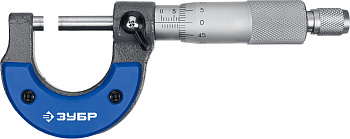 Микрометр "Профессионал" гладкий механический, МК 25, диапазон 0-25мм, шаг измерения 0,01мм ЗУБР