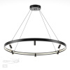 Подвесной св-к с ПДУ IP20 LED 63W+37W 2656Лм 3000-6000K металл/черн с золотом FONDA ODEON LIGHT