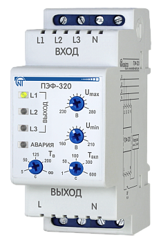 Переключатель фаз ПЭФ-320 Новатек-Электро