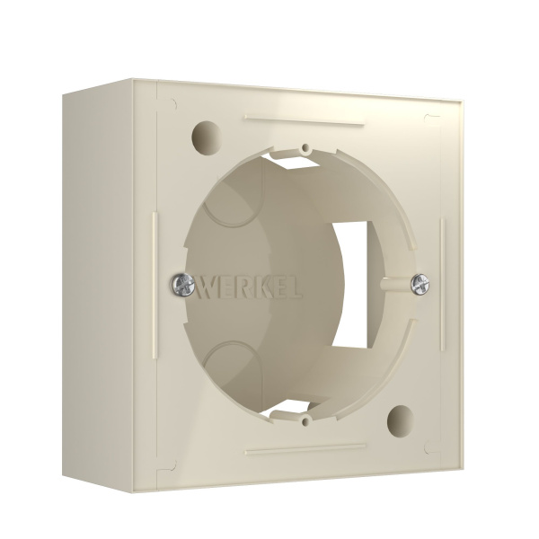 Коробка для накладного монтажа (слоновая кость) Werkel
