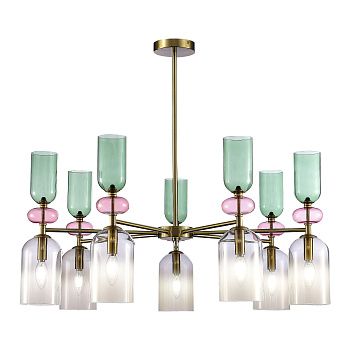 Люстра потолочная Золотистый/Дымчатый E14 7*40Вт SL2000.202.07 ST LUCE