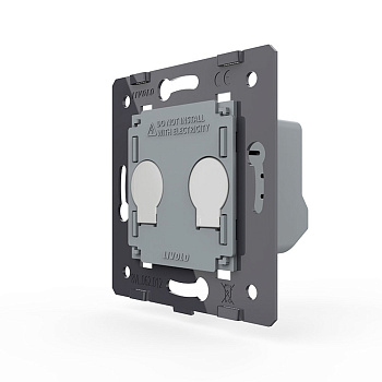 Двухклавишный сенсорный выключатель (механизм) Livolo