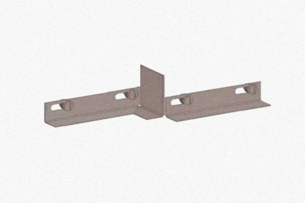 Соединитель-переходник замковый ПУгЛЗ 50х100 УХЛ1, оцинкованный лист, S1,0