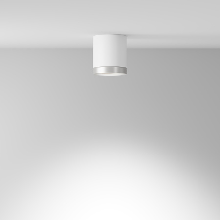 Потолочный светильник 1*GX53 15Вт Белый с Серебром IP20 Ceiling & Wall C086CM-GX53-MRD-WS Technical Maytoni