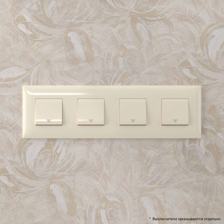 Рамка "Avanti", "Ванильная дымка", 4 поста (8 мод.) DKC