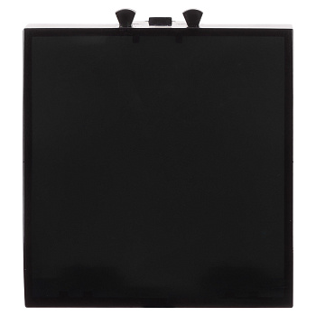 Вывод кабеля модульный "Avanti", "Черный квадрат", 2 модуля DKC