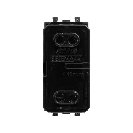 Звонок модульный, "Avanti", "Черный матовый", 1 модуль DKC