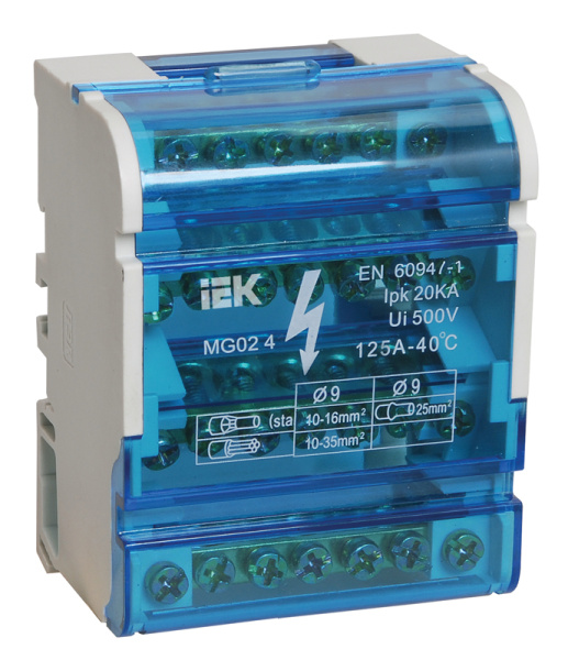 Шина соединительная типа PIN (штырь) 1Р 63А (1м) IEK