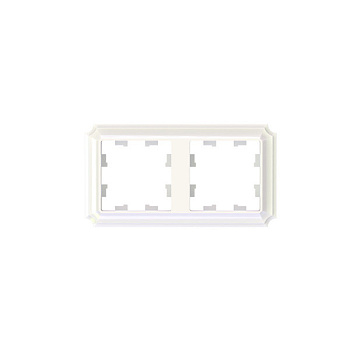 ATLASDESIGN ANTIQUE 2-постовая рамка, универсальная, жемчуг Systeme Electric