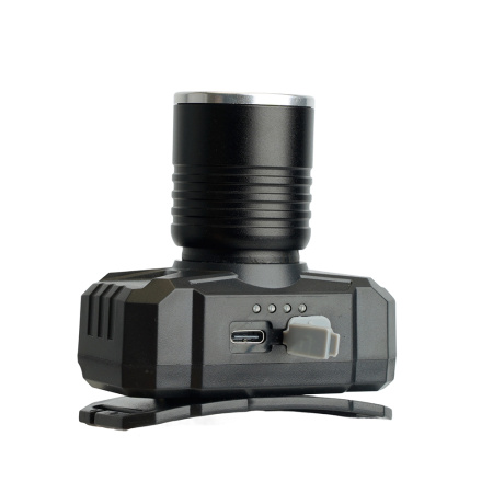 Фонарь налобный c аккумулятором 20W 2500mAh IP44 USB type-C, Алюминий, TH2314 Feron