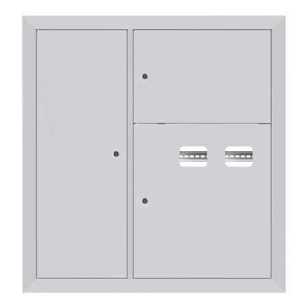 Щит этажный 2 кв, слаботочка слева (1000х950х150) PROxima EKF