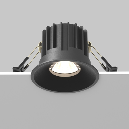 Встраиваемый светильник LED 12Вт Черный IP20 Downlight DL058-12W4K-B Technical Maytoni