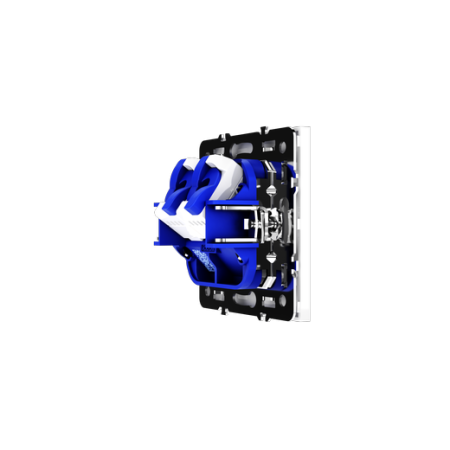 Розетка компьютерная встраиваемая Voltum S70 двойная RJ45+RJ45 КАТ.6, (белый глянцевый)