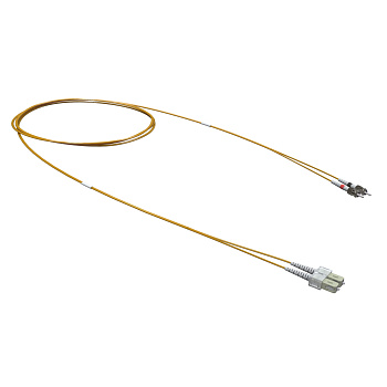 Оптический коммутационный шнур переходной Duplex SC-UPC/ST-UPC, 50/125 OM2, 7 м DKC