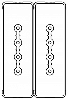 Секция прямая шинопровод 3+3 точек отвода L=3000мм Cu 4P+4P 40A DKC