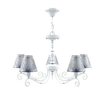Люстра 5*E14 40Вт Матовый Белый IP20 Provence 6 E4-05-WM-LMP-O-3 Maytoni
