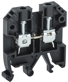 Клемма винтовая КВИ-4мм2 черная IEK