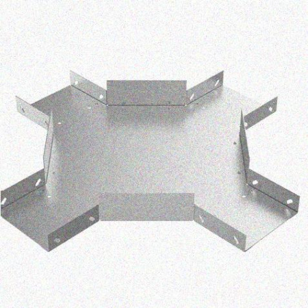 Лоток крестообразный замковый глухой КМЗГ 300х100 УХЛ1, горячее цинкование, S1,5
