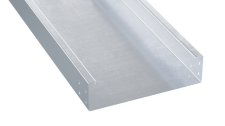 Лоток неперфорированный 80x300х3000, 1,0 мм, INOX304 DKC