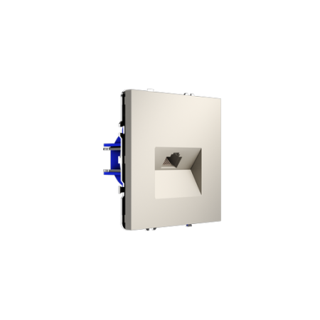 Розетка компьютерная встраиваемая Voltum S70 RJ45 КАТ.6, (кашемир) Розетка компьютерная встраиваемая Voltum S70 RJ45 КАТ.6, (кашемир)