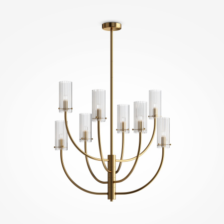 Подвесной светильник 8*G9 40Вт Латунь IP20 Arco MOD223PL-08BS Maytoni