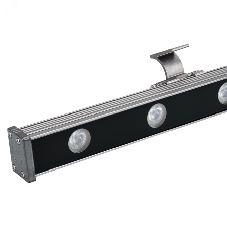 Светодиодный прожектор AR-LINE-1000XS-12W-220V Warm IP65 (Grey, 30 deg) Arlight