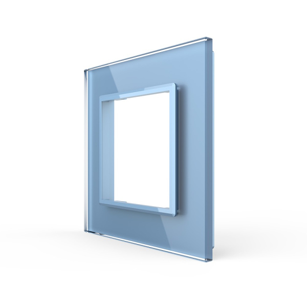 Рамка для розетки Синяя Livolo