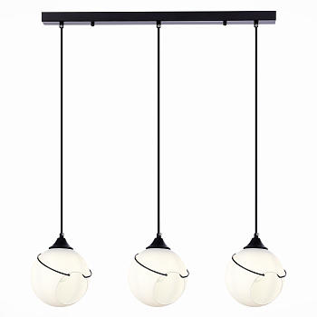 Светильник подвесной Черный/Белый E27 3*60Вт SLE103143-03 EVOLUCE