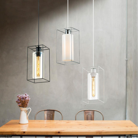 Подвес E27 1*60W 220V ELLIOT белый LUMION