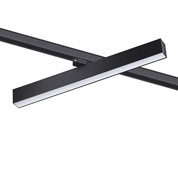 Св-к трехфазный трековый св/д IP20 LED 4000K 30W 220V ITER черный C NOVOTECH