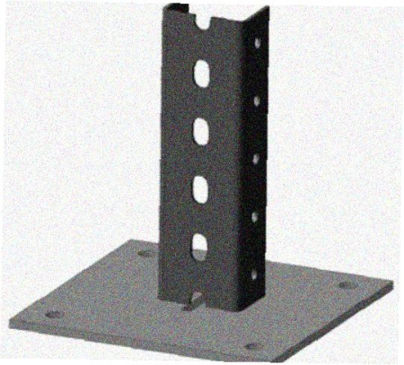 Стойка напольная (потолочная) СНП1200х4 УХЛ1,горячее цинкование, S4,0