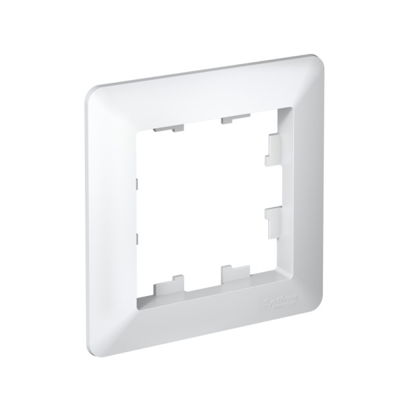ATLASDESIGN AIR 1-постовая рамка, белый/дымчатый белый Systeme Electric