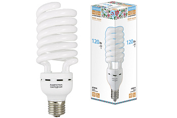 Лампа люминесцентная НЛ-HS-120 Вт-6500 К–Е40 TDM