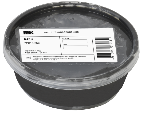 Паста токопроводящая 0,25л IEK