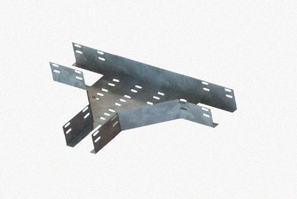 Лоток тройниковый перфорированный ОТ 100х65 У3, окрашенный, S1,0