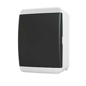 Бокс КМПн пластиковый навесной 4 модуля черная крышка IP41 UNB 40-04-2 Tekfor