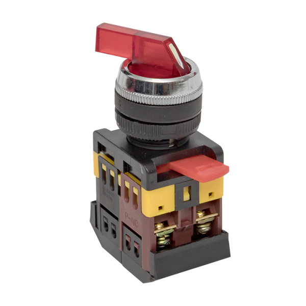 Переключатель ANLC-22 2P красный с подсветкой 380В NO+NC PROxima EKF