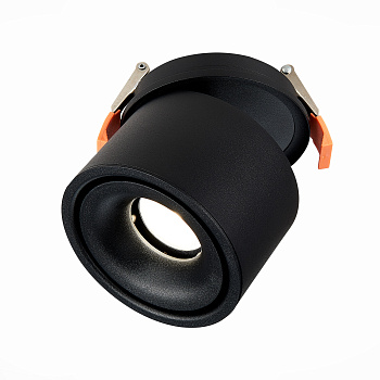 Светильник встраиваемый Черный LED 1*12Вт 4000К 1 000Lm Ra>90 36° IP20 D100xH105 170-240В ST652.448.12 ST LUCE