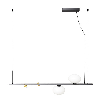 Подвесной светильник 2*G9 11Вт Черный и Латунь IP20 Inversio MOD350PL-02BBS Maytoni