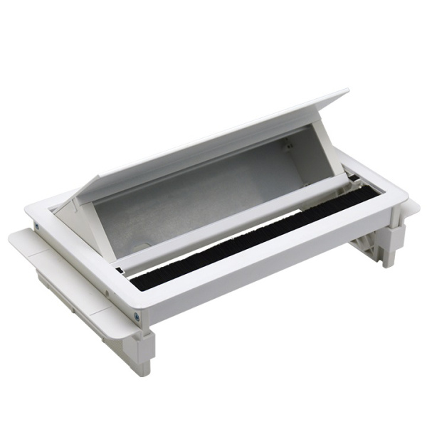 Donel Настольный встраиваемый розеточный блок 8 мод. (4 мод. 45х45), белый