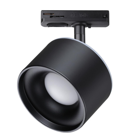 Св-к трековый с перекл.цв.темп.IP20 LED 3000К/4000К/6000К 12W вниз+3W вверх черный NOVOTECH