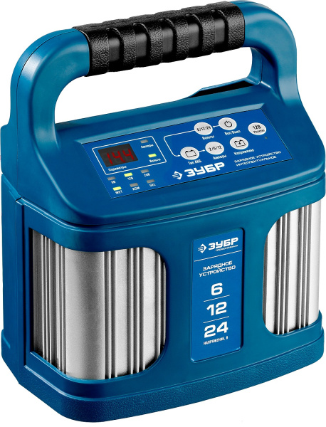 Универсальное зарядное устройство 6/12/24 В, 2-12А, розетка 12В, УЗУ-240 ЗУБР