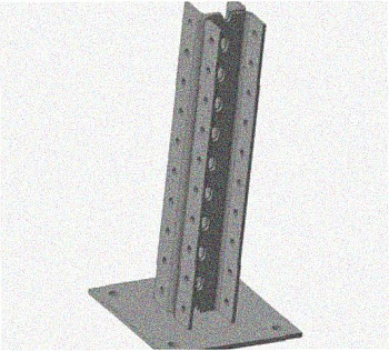 Стойка напольная (потолочная) сдвоенная СНПС1000х4 УТ1,5,горячее цинкование, S4,0