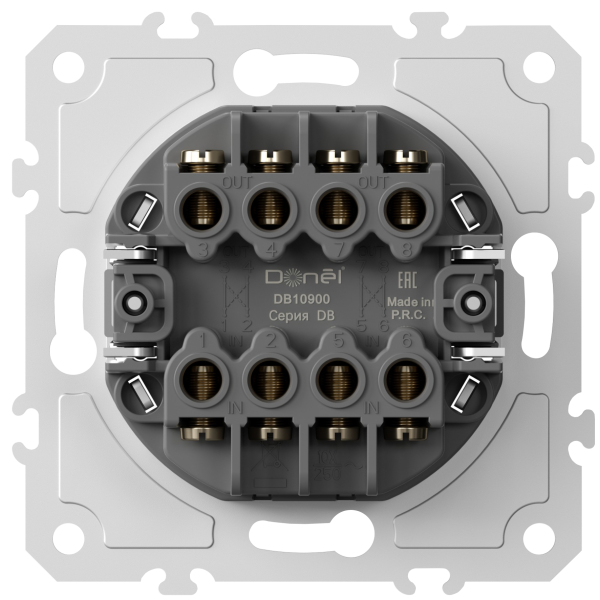 Donel механизм выключателя В2 с 3-х мест (перекрестного), 10 A 250 В~, серия DB