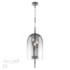 Подвес E14 3*40W BELL серебрист.с патиной/дымчатый/стекло ODEON LIGHT